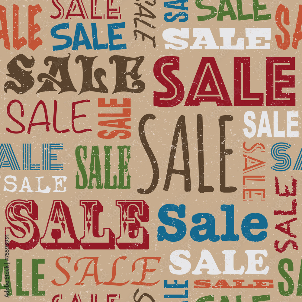 Fototapeta premium sale pattern