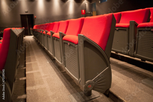 rows of theatre seats