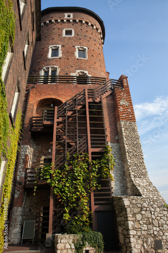 Sandomierska Tower at Wawel Castle in Krakow #75598788