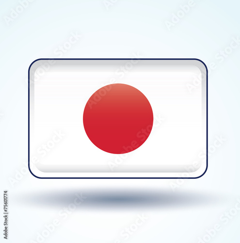 Free Download Flag set of japan, vector illustration - GFXLoad