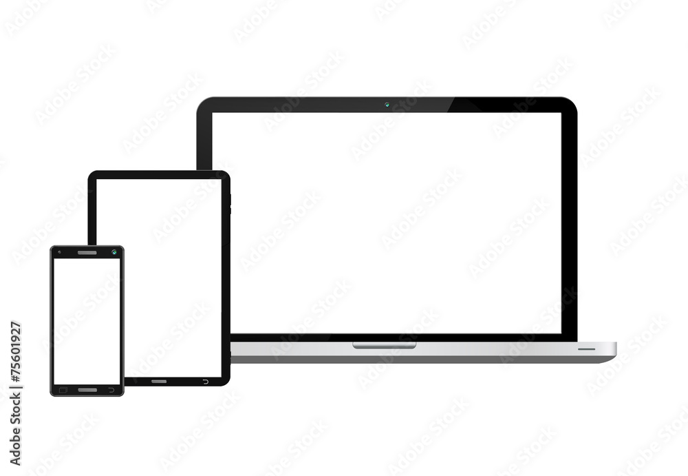Modern digital tech device collection Modern digital tech device collection