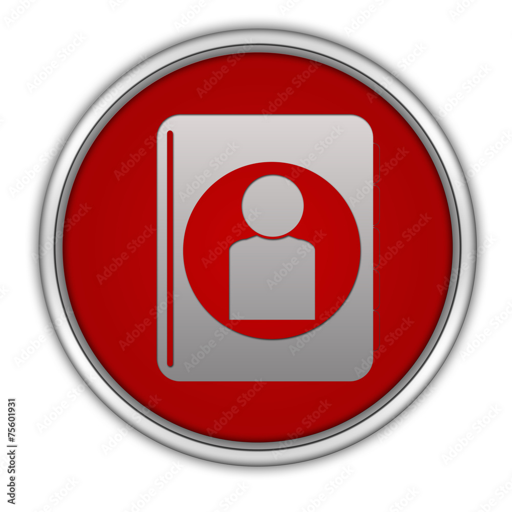 Profile circular icon on white background Profile circular icon on white background