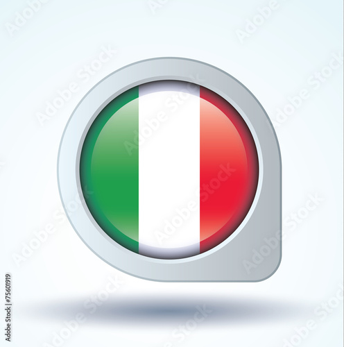 Flag set of italia, vector illustration Free Download Flag set of italia, vector illustration - GFXLoad