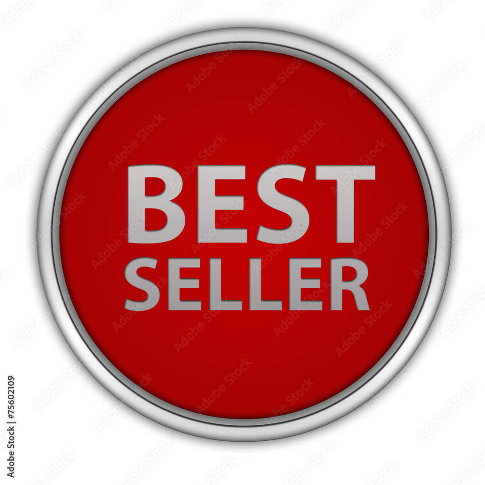 Best seller circular icon on white background Best seller circular icon on white background