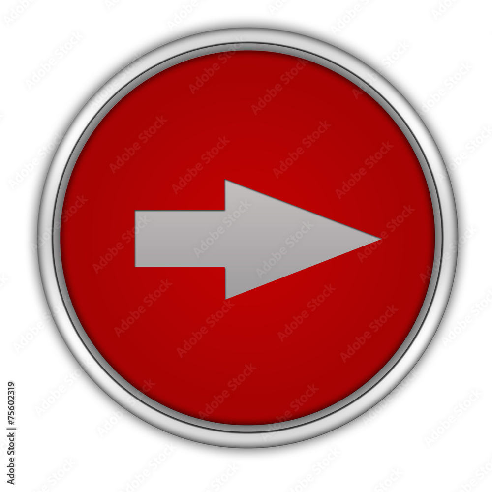 Right Arrow circular icon on white background Right Arrow circular icon on white background