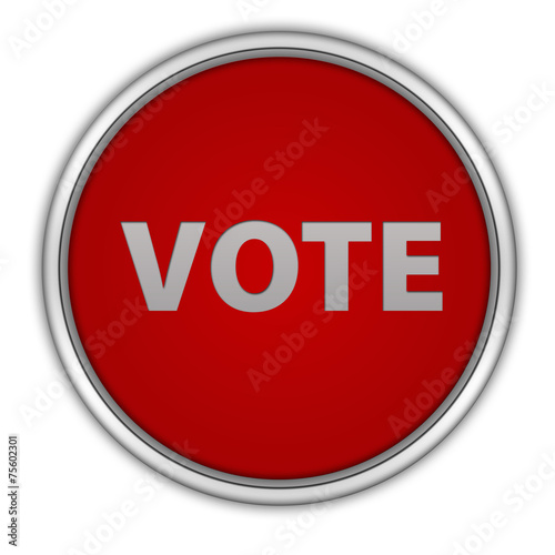 Free Download Vote circular icon on white background - GFXLoad