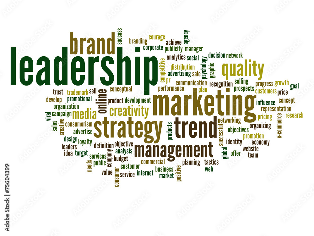 Conceptual business word cloud