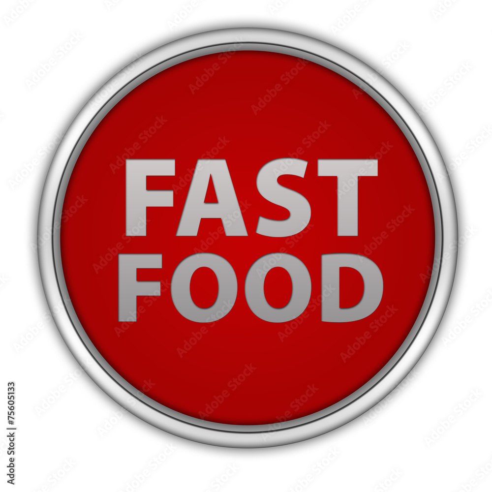 Faast food circular icon on white background Faast food circular icon on white background