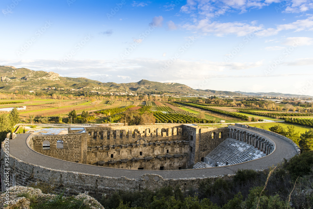 Naklejka premium Aspendos Roman Theatre, Turkey
