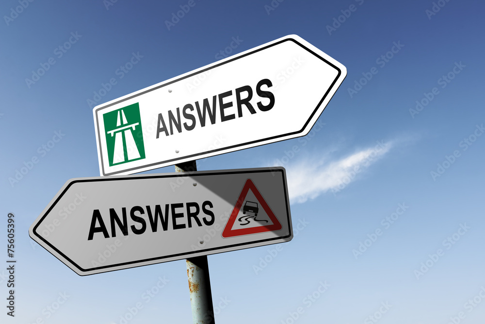 Answers directions. Choice for easy way or hard way. Answers directions. Choice for easy way or hard way.