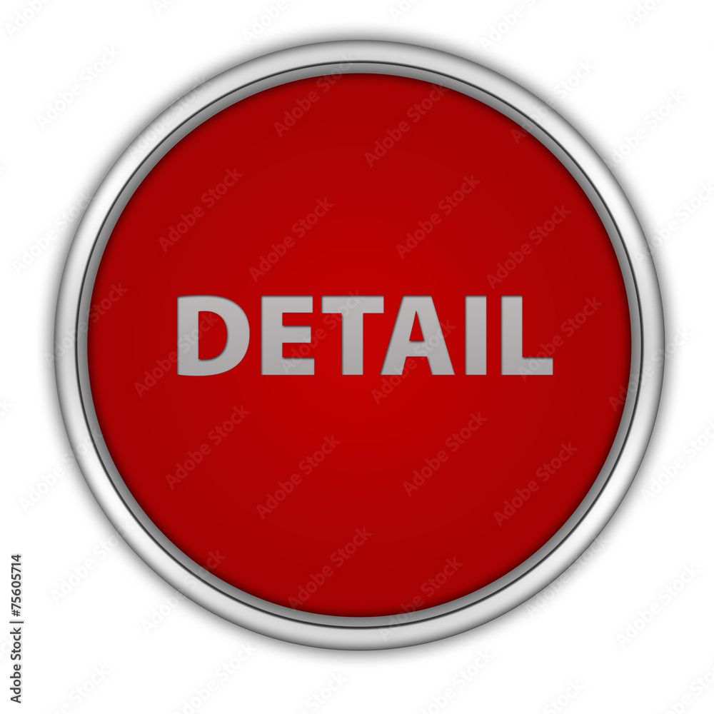 Detail circular icon on white background Detail circular icon on white background