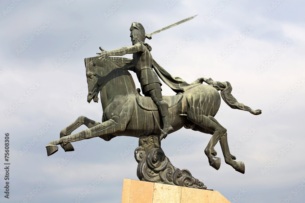 Fototapeta premium Monument to Vardan Mamikonian in Yerevan
