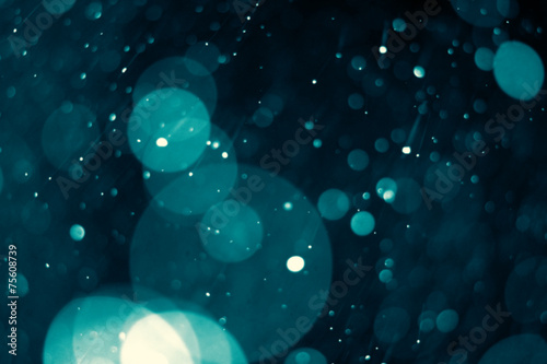 фотографія abstract blue bokeh background