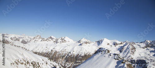 winter landscape in France