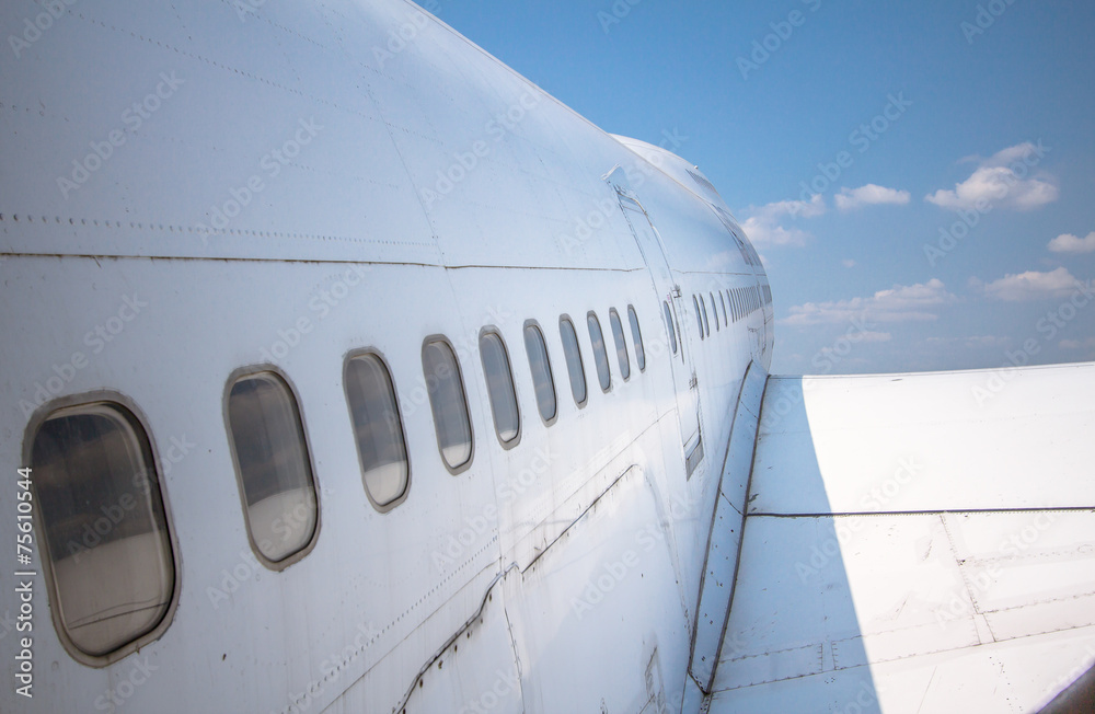 Boeing 747  in the air