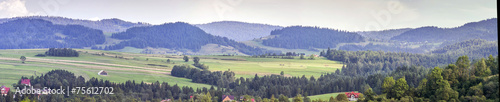 Fototapeta Naklejka Na Ścianę i Meble -  wide rural panorama