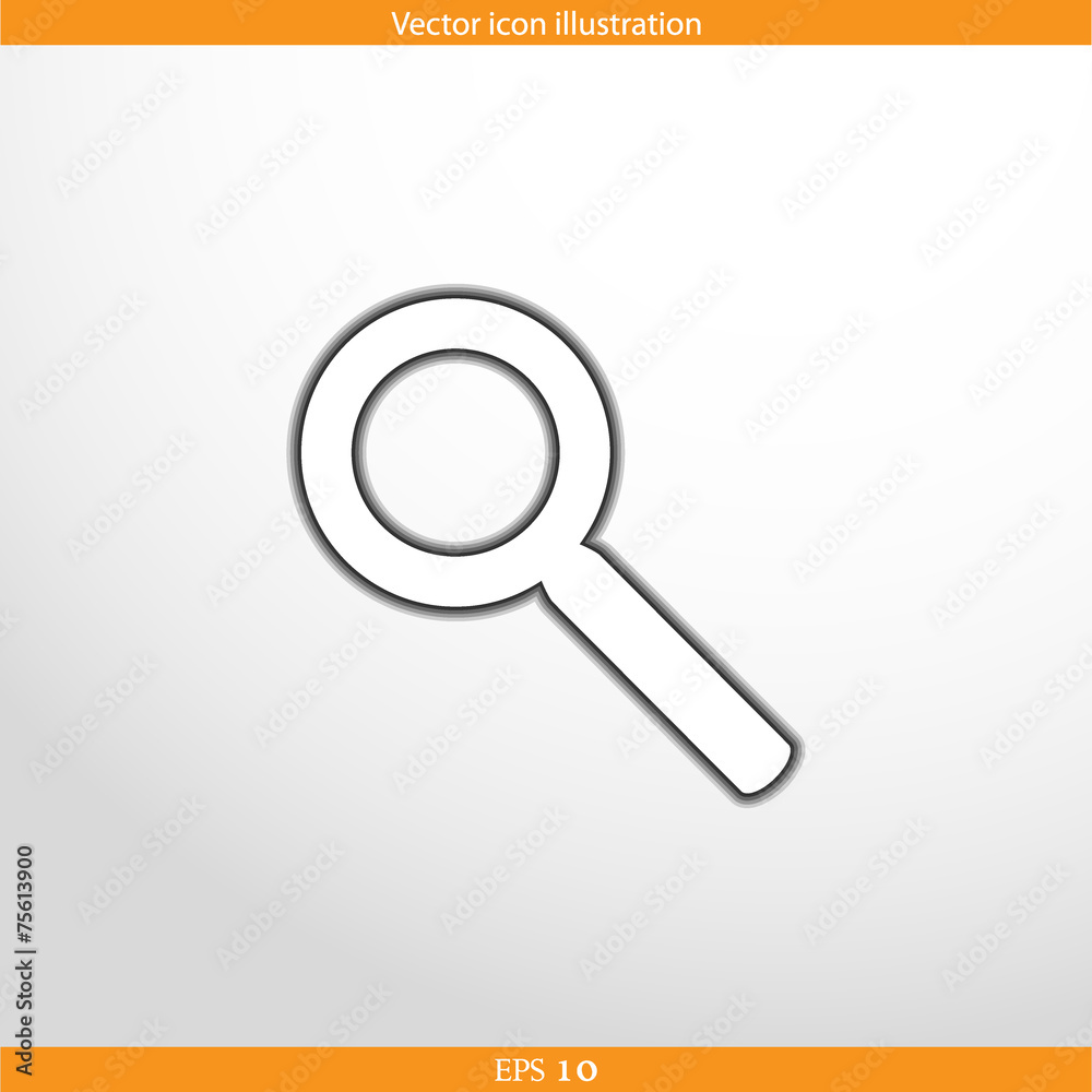 Vector search web flat icon Vector search web flat icon