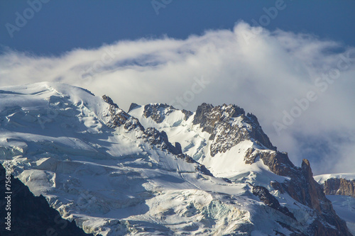 View to Mont Blanc and Glacier © robertdering
