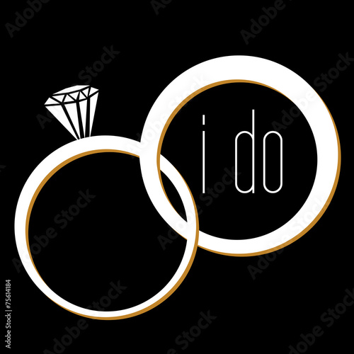 Wedding Bands on black