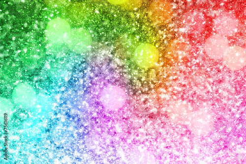 Abstract rainbow gold glitter background