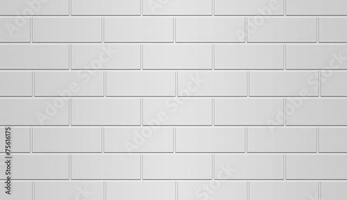 Brick Wall White Background