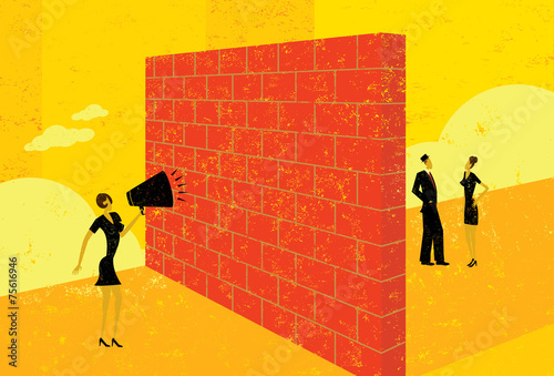Shouting at a brick wall
