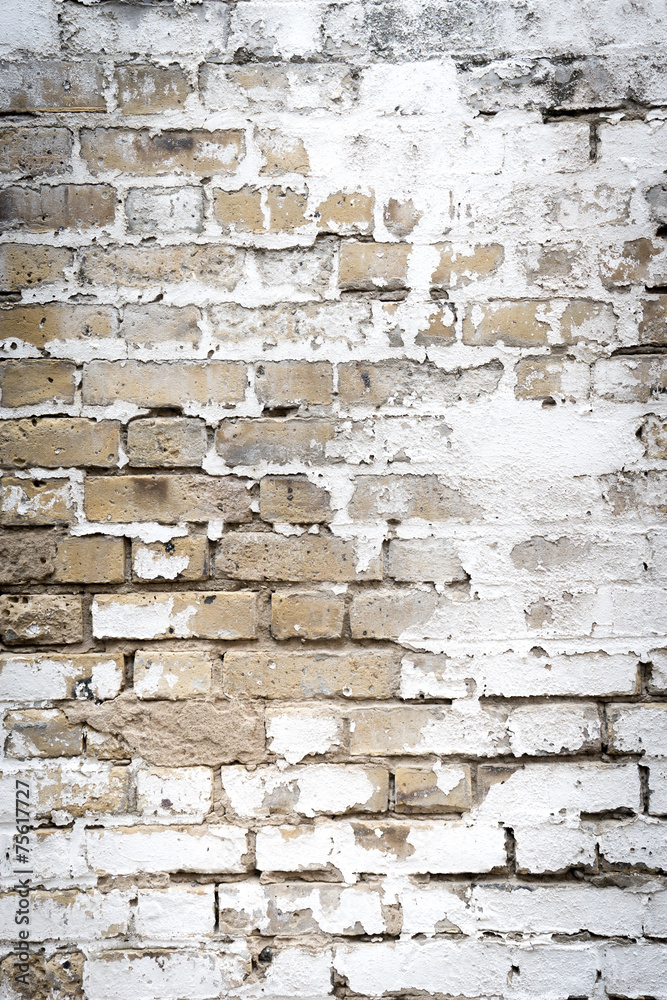 Obraz premium dirty brick wall, grungy red, white & grey texture background