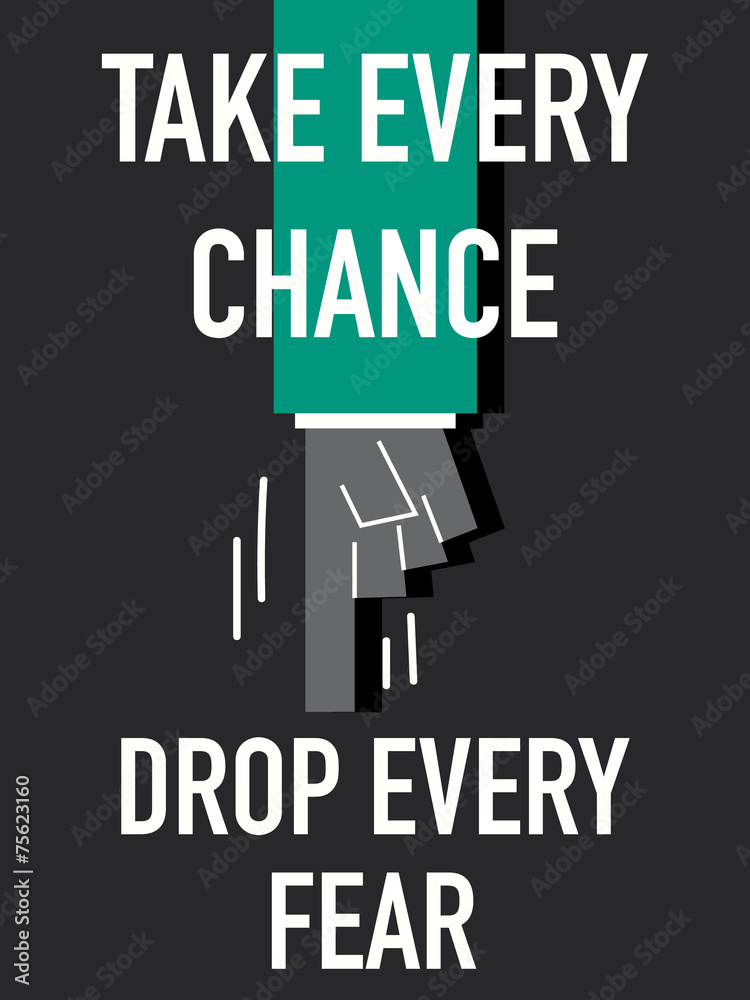 Take every stop. Take every stop