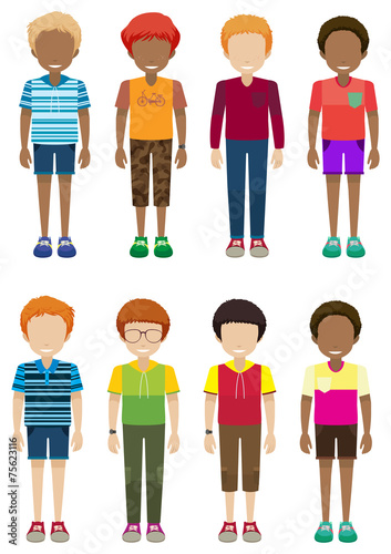 Faceless kids