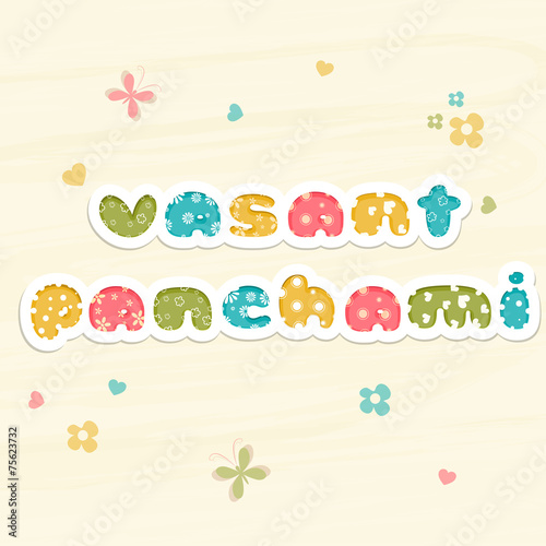 Vasant Panchami, Hindu Community festival celebration concept.