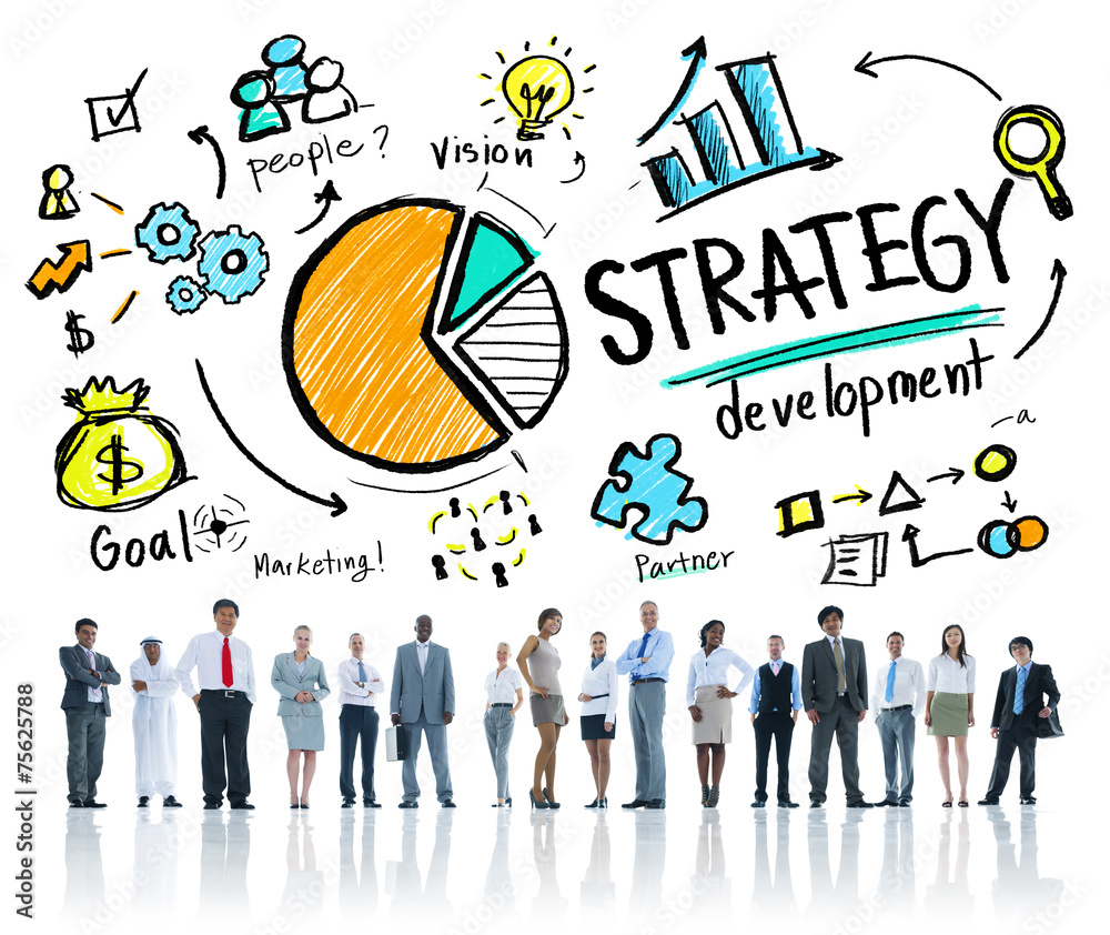 Strategy Development Goal Marketing Vision Planning Concept