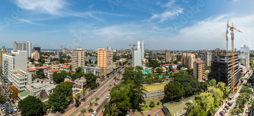 Aerial view of downtown Maputo photo