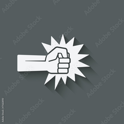 fist punch symbol