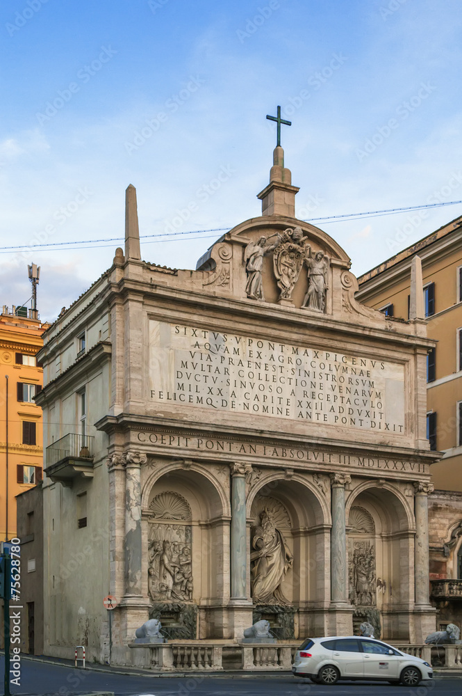 Fountain of Moses, Rome