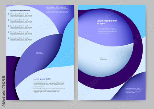 Abstract brochure template