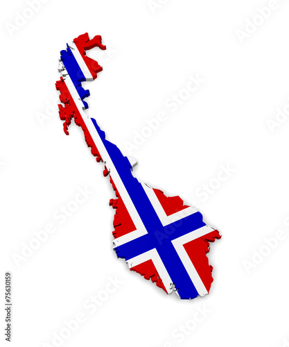 Map of Norway #75630159