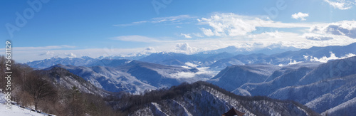The magnificent mountain scenery of the Caucasus Nature Reserve © Solomkina Viktoria
