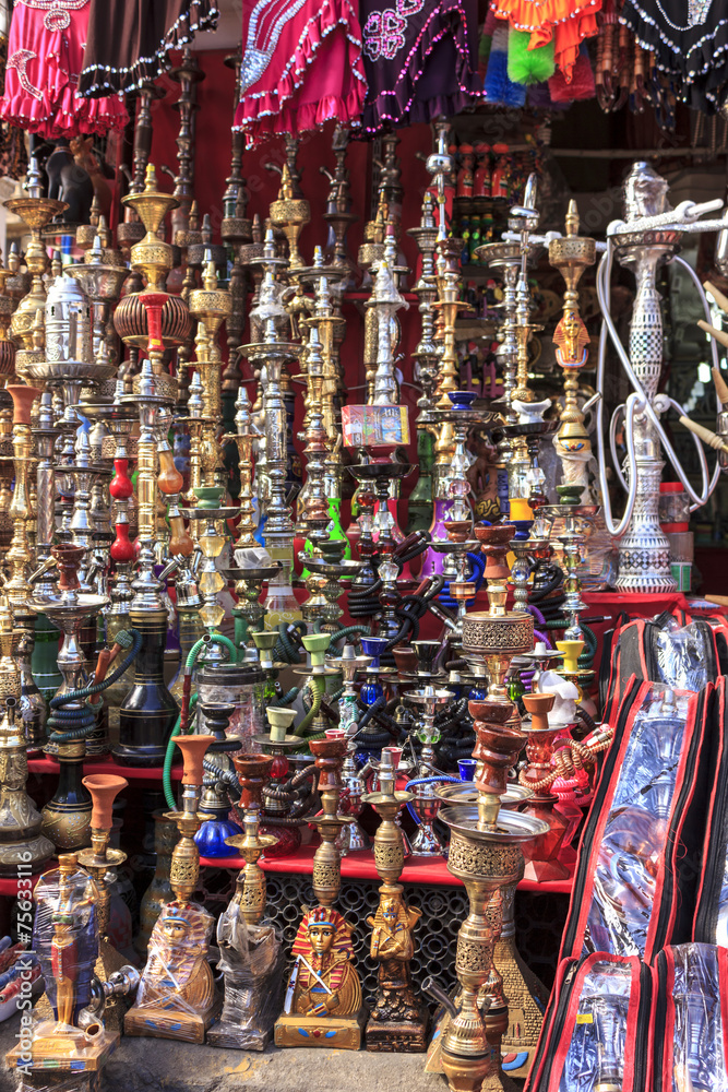 hookahs in street,Egypt