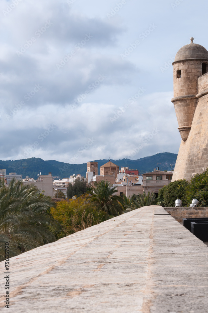 Sant Pere Bastion in Palma de Mallorca, Spain. 