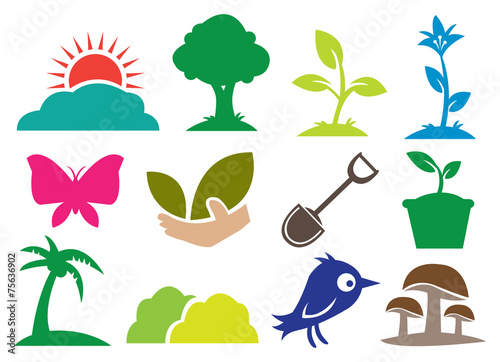 Ecology and Botany icons