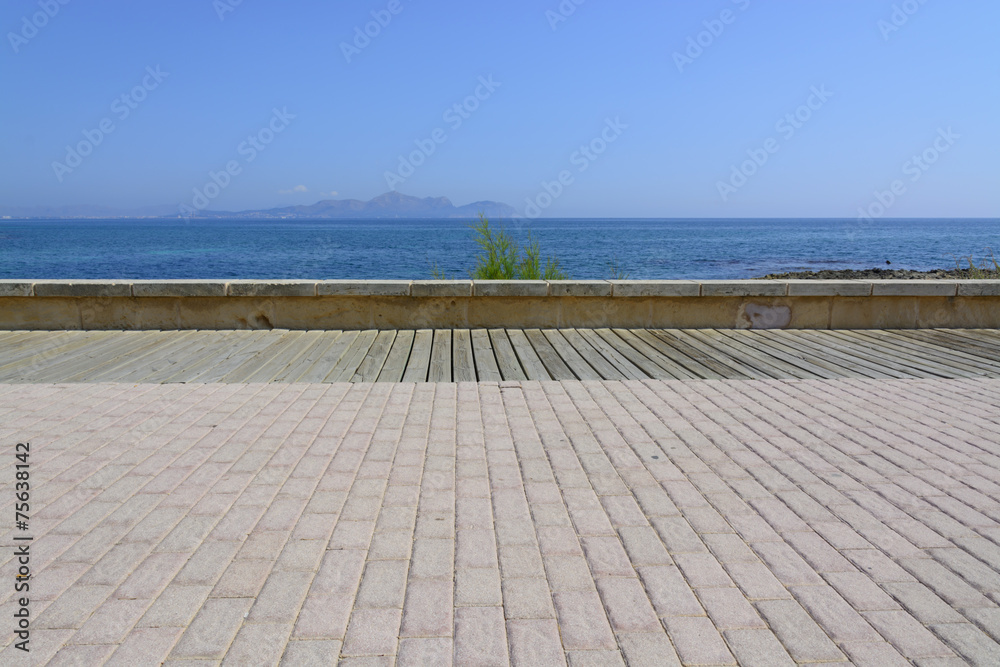 Alcudia landscape and boardwalk