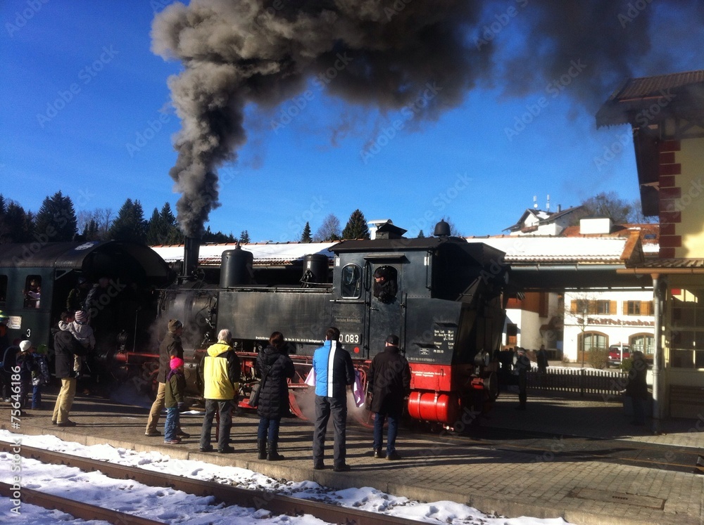 Fototapeta premium Dampflok