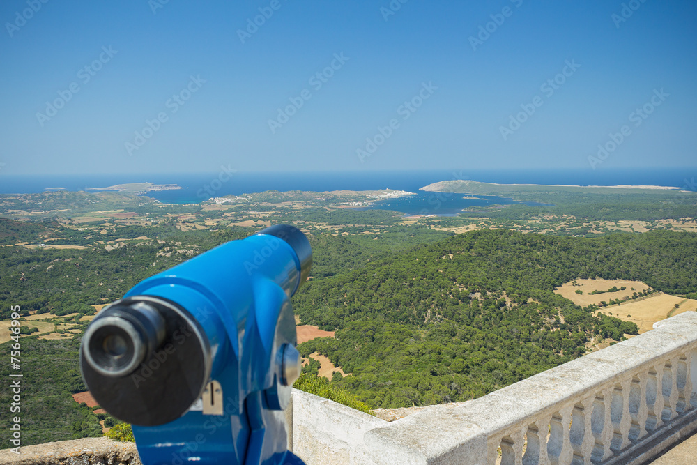 Menorca, view to Cap de Cavalleria and Fornells