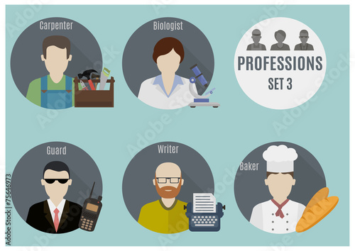 Profession people. Set 3