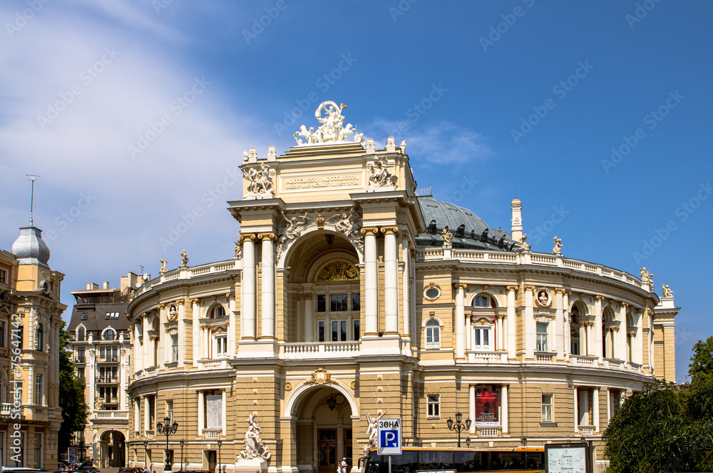 Fototapeta premium Opera theater in Odessa, Ukraine