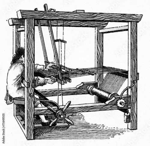 Slika na platnu English weaver ca. 1730