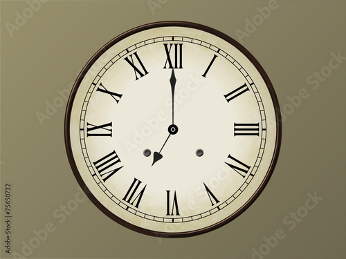 Horloge 7h