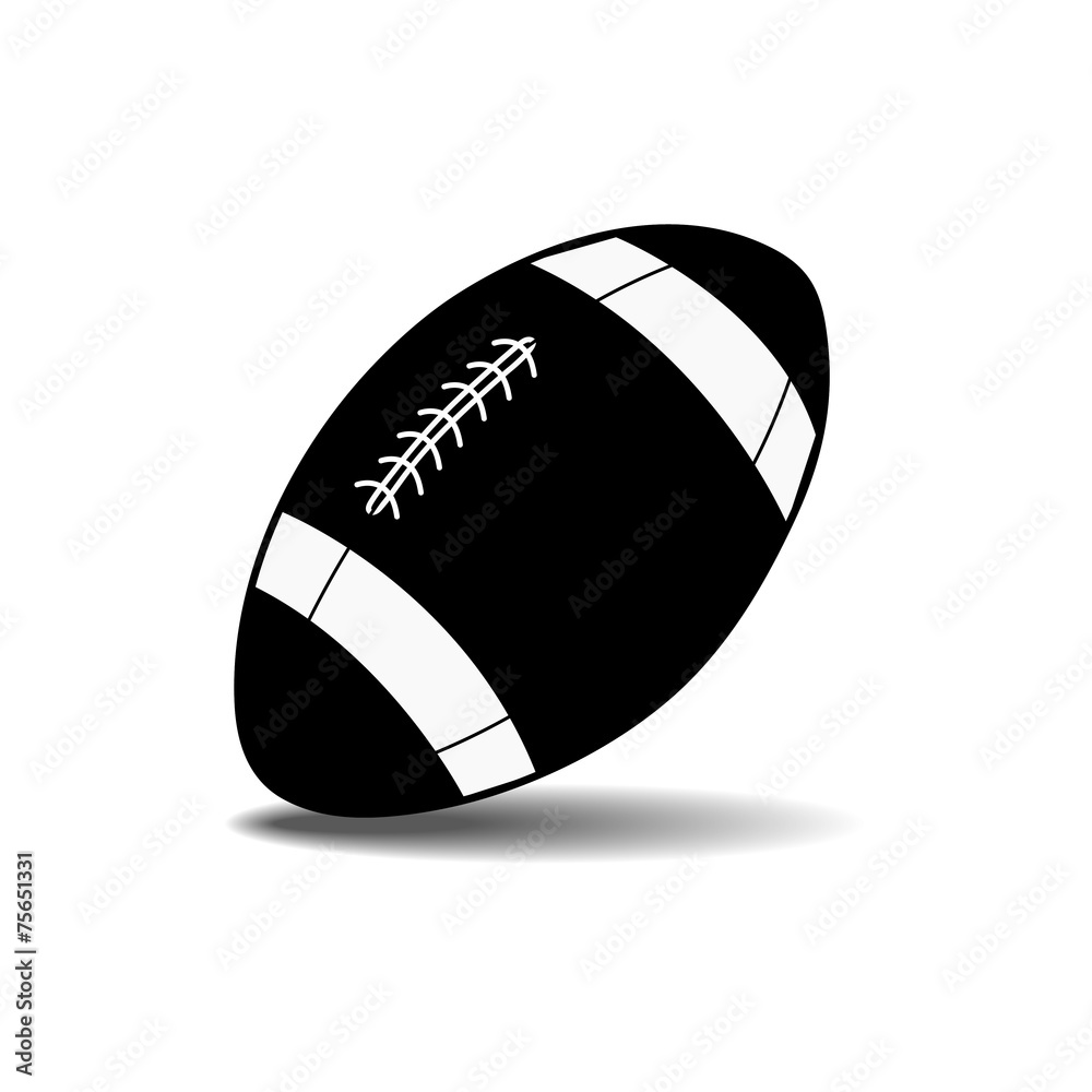 rugby ball vector