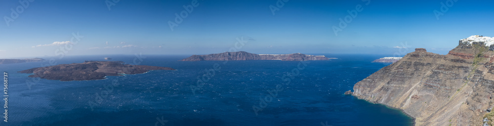Panorama Caldera of Santorini