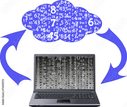 cloud computing and laptop